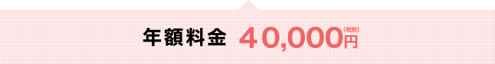 年額料金40,000円
